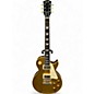 Used 2001 Gibson 1957 Reissue Les Paul Darkback Gold Top Solid Body Electric Guitar thumbnail