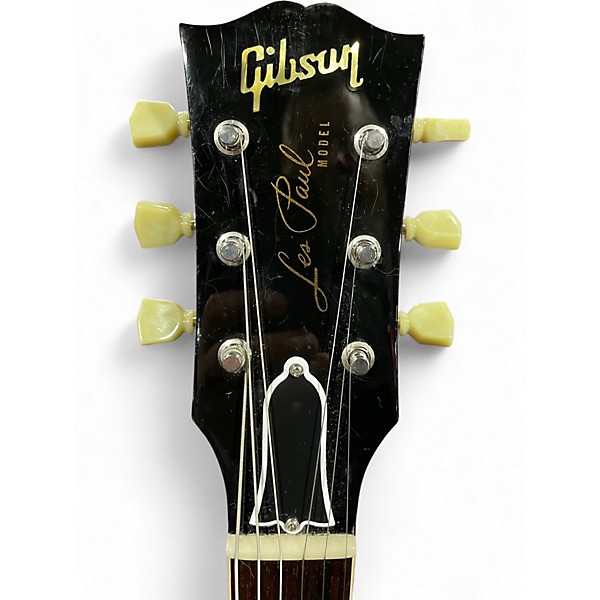 Used 2001 Gibson 1957 Reissue Les Paul Darkback Gold Top Solid Body Electric Guitar
