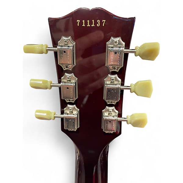 Used 2001 Gibson 1957 Reissue Les Paul Darkback Gold Top Solid Body Electric Guitar
