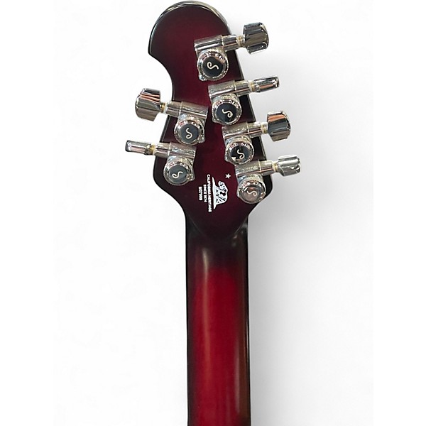 Used Ernie Ball Music Man John Petrucci Majesty 6 Red to Black Fade Solid Body Electric Guitar