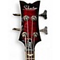Used Schecter Guitar Research Diamond Passive Custom Active Crimson Red Trans Electric Bass Guitar