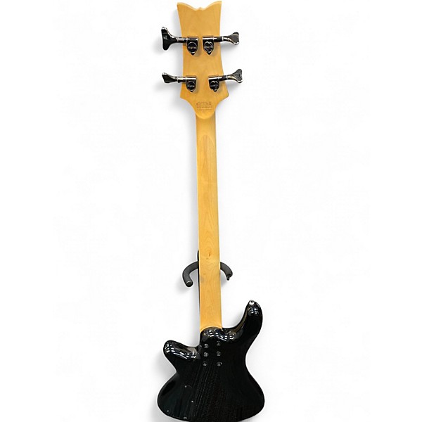 Used Schecter Guitar Research Diamond Passive Custom Active Crimson Red Trans Electric Bass Guitar