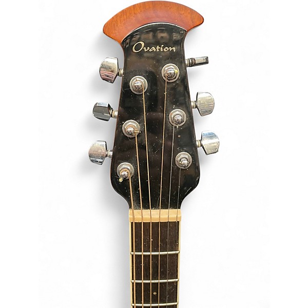 Used Ovation CE48 Celebrity Black Acoustic Electric Guitar