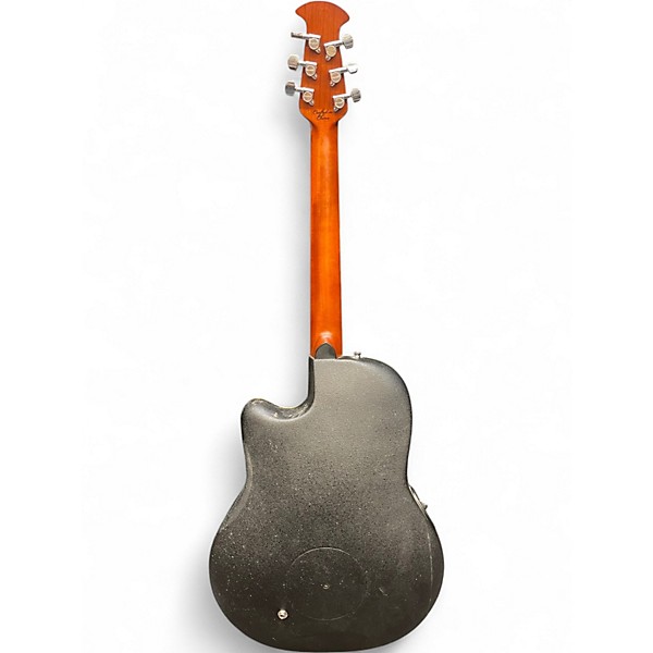 Used Ovation CE48 Celebrity Black Acoustic Electric Guitar