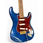 Used Fender Deluxe Stratocaster Sapphire Blue Trans Solid Body Electric Guitar