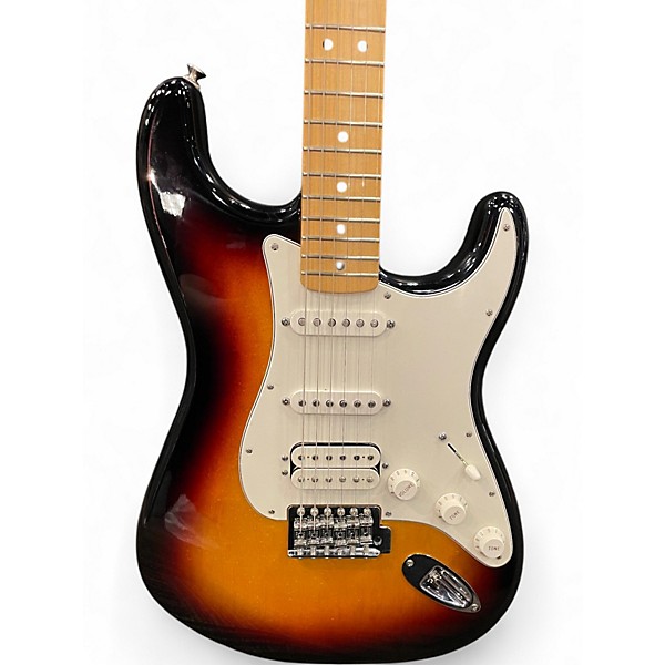 Used Fender STANDARD STRATOCASTER HSS MIM Sunburst Solid Body Electric Guitar