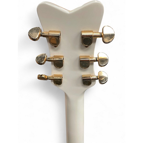 Used Gretsch Guitars G5021WPE Rancher Penguin Parlor White Acoustic Electric Guitar
