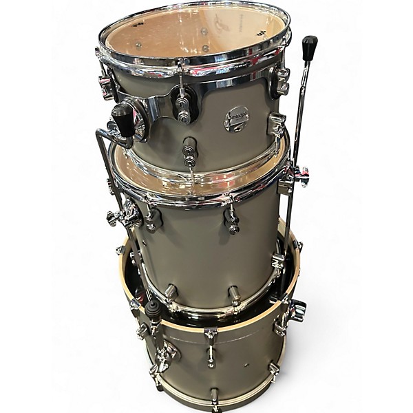 Used PDP by DW 3 Piece Concept Series Gray Drum Kit