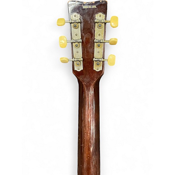 Vintage 1970s Yamaha FG75 Natural Acoustic Guitar