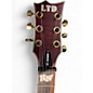 Used ESP ltd ec401qm Red Solid Body Electric Guitar
