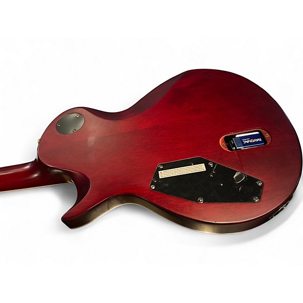 Used ESP ltd ec401qm Red Solid Body Electric Guitar