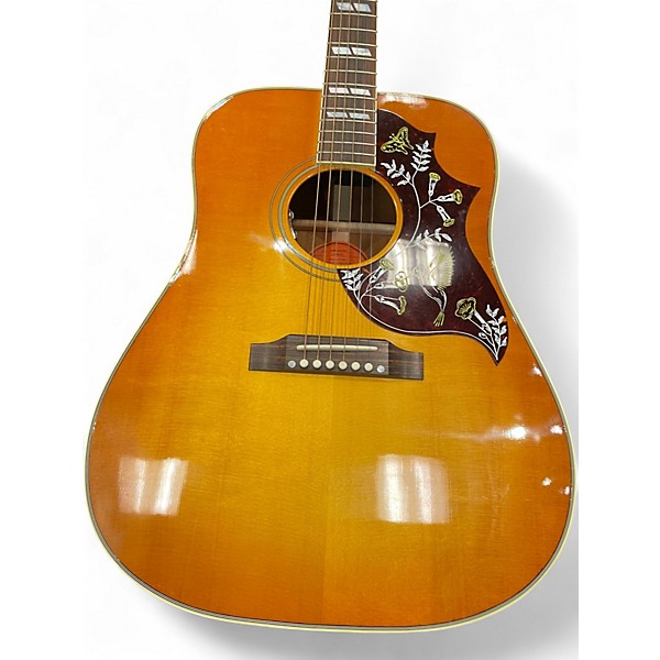 Used 2024 Gibson Hummingbird Sandburst Acoustic Electric Guitar