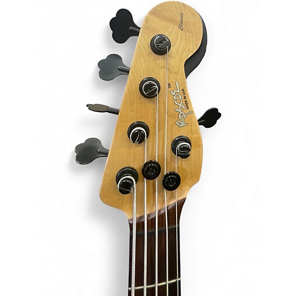 Used Roscoe J5 CLASSIC Natural Electric Bass Guitar