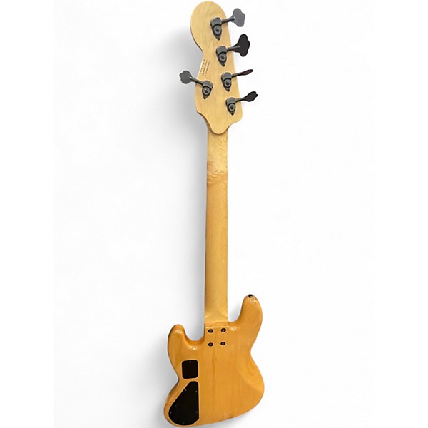 Used Roscoe J5 CLASSIC Natural Electric Bass Guitar
