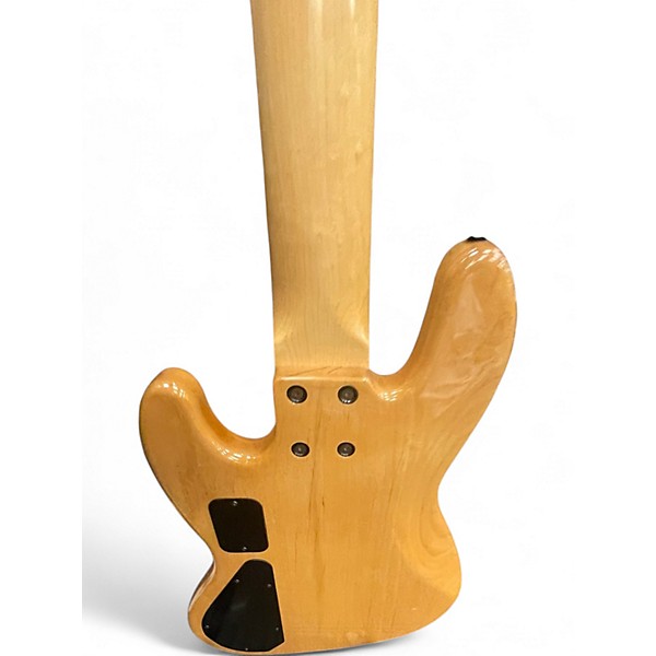 Used Roscoe J5 CLASSIC Natural Electric Bass Guitar