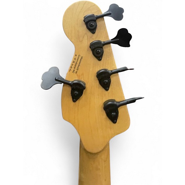 Used Roscoe J5 CLASSIC Natural Electric Bass Guitar