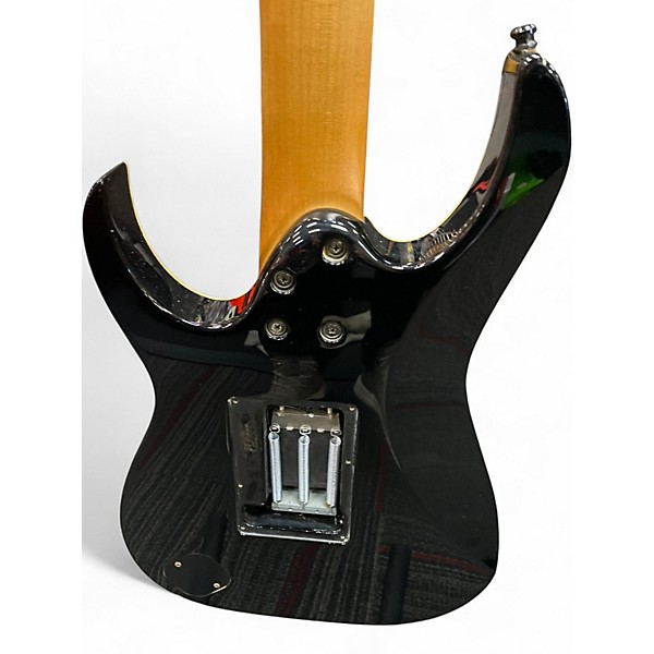 Used Ibanez UV777P Black Solid Body Electric Guitar