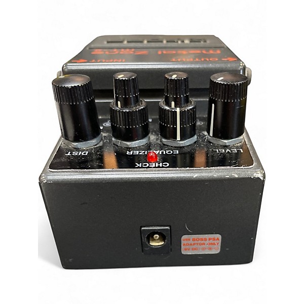 Used BOSS MT2 Metal Zone Distortion Effect Pedal