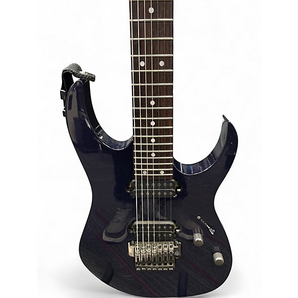 Used Ibanez RG1527 7 String Purple Solid Body Electric Guitar