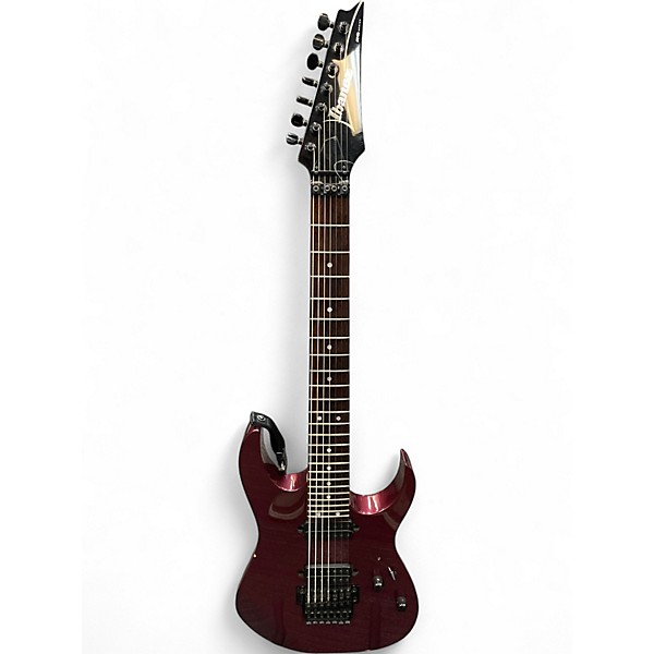 Used Ibanez RG7620 7 String Red Solid Body Electric Guitar