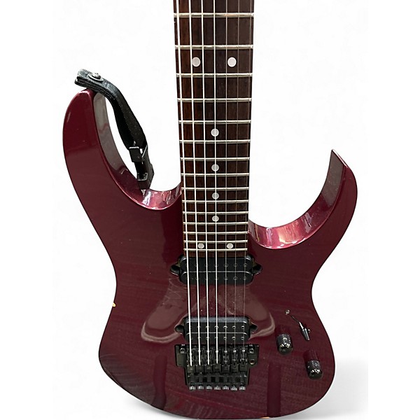 Used Ibanez RG7620 7 String Red Solid Body Electric Guitar