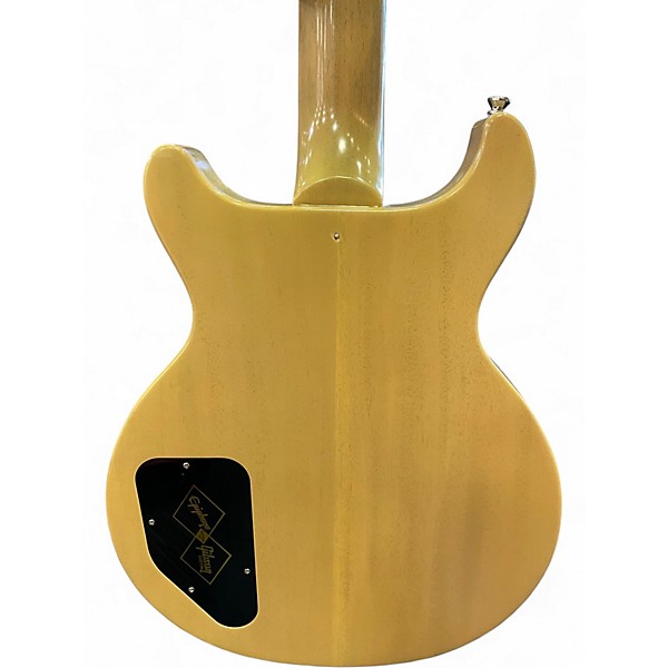 Used Epiphone Inspired by Gibson Custom 1960 Les Paul Special Double Cut TV Yellow Solid Body Electric Guitar