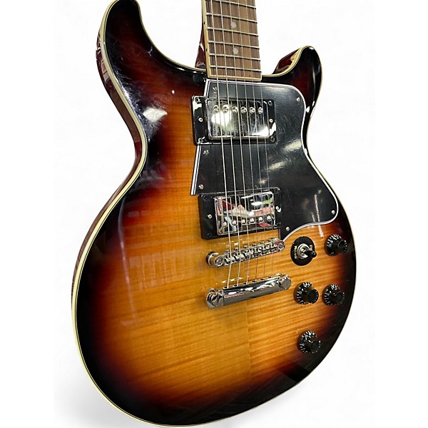 Used Epiphone Les Paul Special Double Cut Figured Tobacco Sunburst Solid Body Electric Guitar