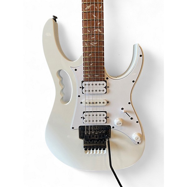 Used Ibanez JEMJR White Solid Body Electric Guitar