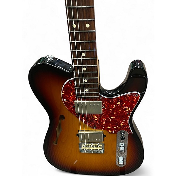 Used Suhr Classic T 3 Tone Sunburst Solid Body Electric Guitar