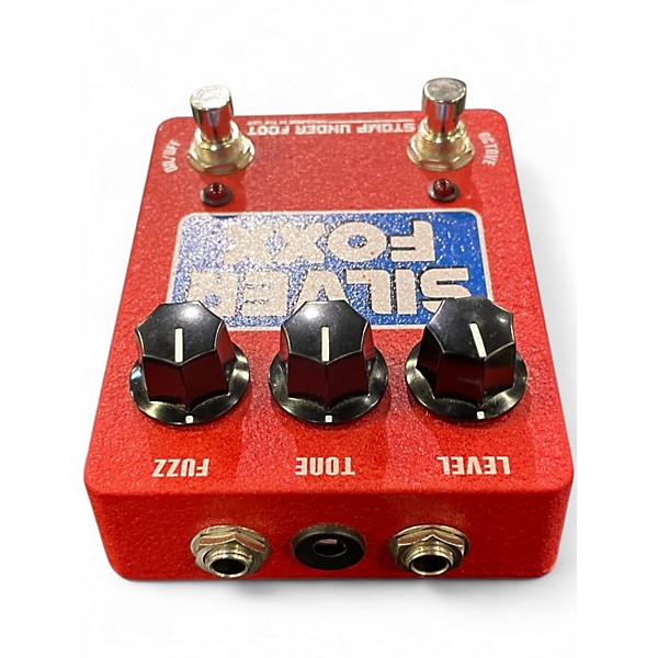 Used Stomp Under Foot Silver Foxx Effect Pedal
