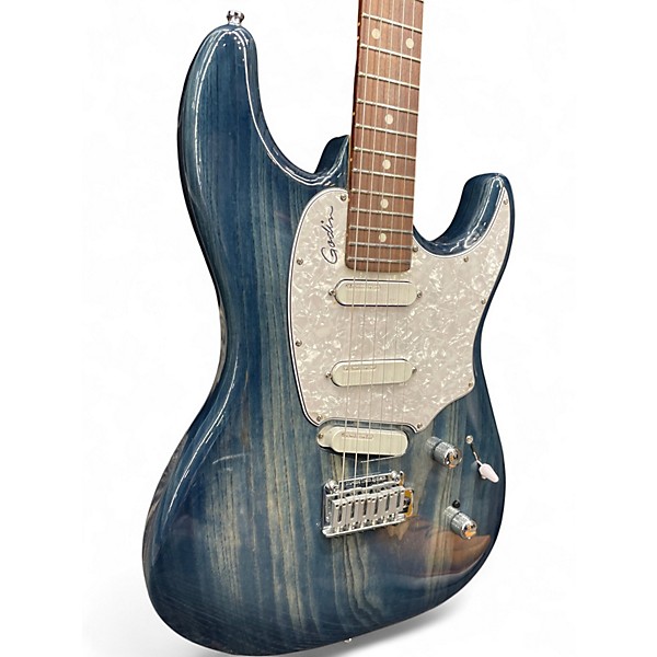 Used Godin RG.3 Passion Series Blue Burst Solid Body Electric Guitar