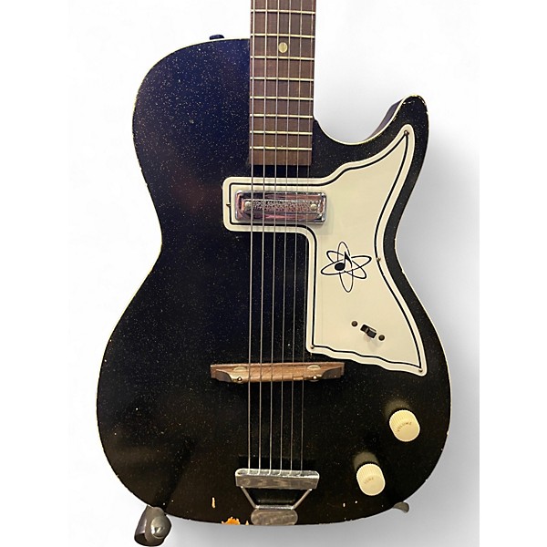 Used Alden h45 Straotone Black Solid Body Electric Guitar