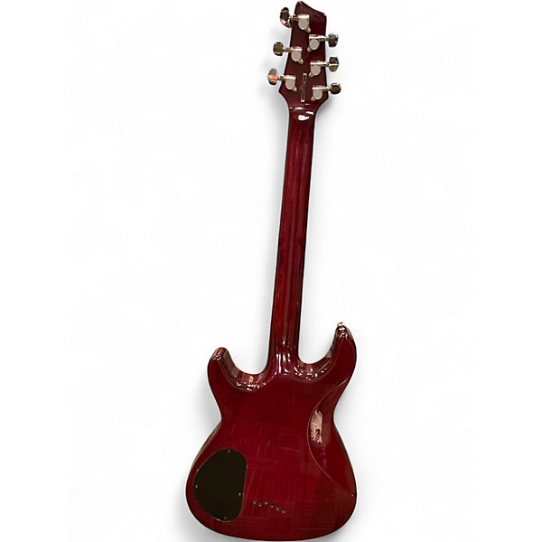 Used Ibanez SZ520QM Pink Solid Body Electric Guitar