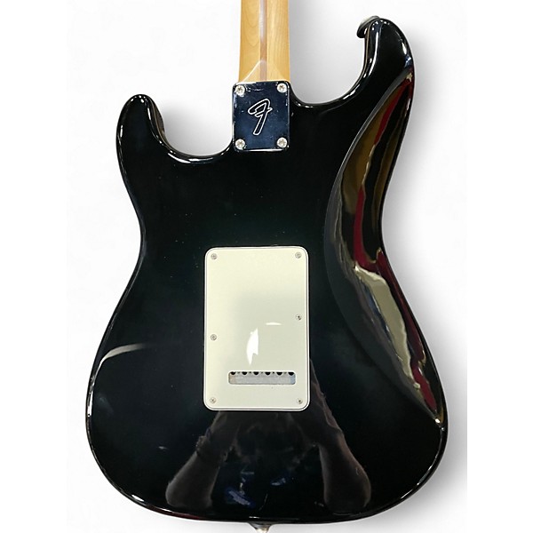 Used Fender Standard Stratocaster Black Solid Body Electric Guitar