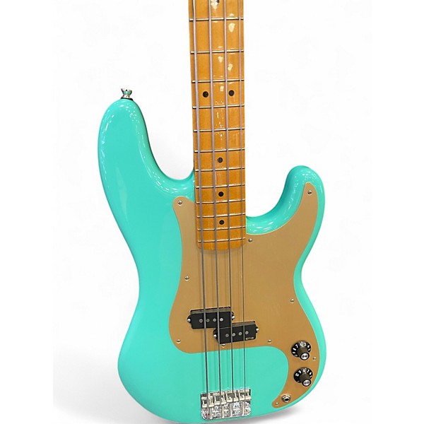 Used Fender Vintera 50s Precision Bass Seafoam Green Electric Bass Guitar