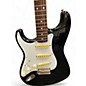 Vintage 1990s Fender Stratacoustic Left Handed Black and White Acoustic Electric Guitar