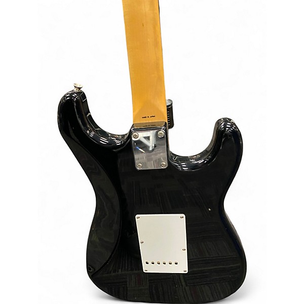 Vintage 1990s Fender Stratacoustic Left Handed Black and White Acoustic Electric Guitar