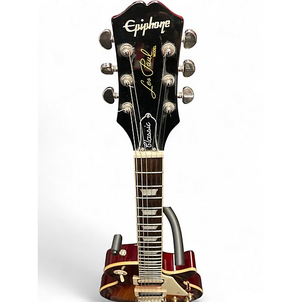 Used Epiphone Les Paul Classic 2 Color Sunburst Solid Body Electric Guitar