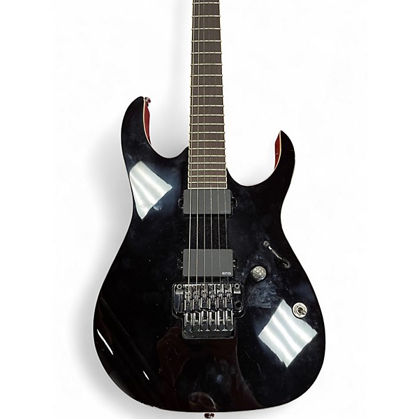 Used Ibanez RGIR20E Iron Label Black Solid Body Electric Guitar