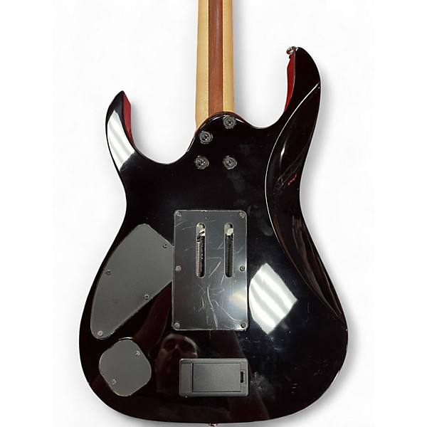 Used Ibanez RGIR20E Iron Label Black Solid Body Electric Guitar