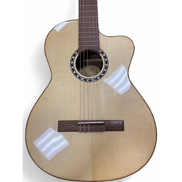 Used Lucero LFN200SCE Natural Classical Acoustic Electric Guitar