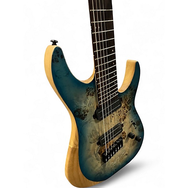 Used Schecter Guitar Research REAPER-7 Sonic Blue Solid Body Electric Guitar