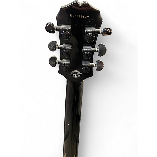 Used Epiphone Les Paul Custom 3-Plus Black Solid Body Electric Guitar