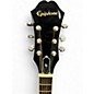 Used Epiphone AJ220SCE Brown Sunburst Acoustic Electric Guitar