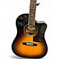 Used Epiphone AJ220SCE Brown Sunburst Acoustic Electric Guitar