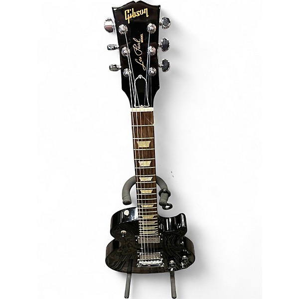 Used Gibson Les Paul Studio Black Solid Body Electric Guitar