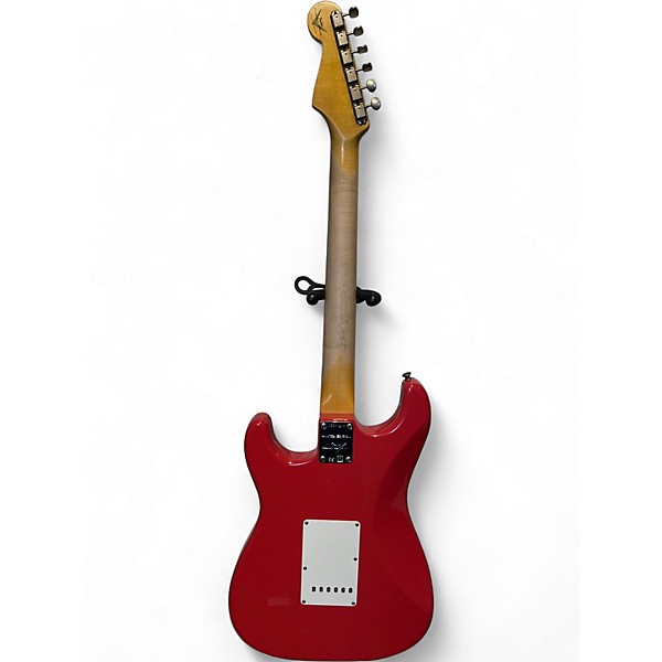 Used 2022 Fender CUSTOM SHOP LTD 62/63 STRAT JOURNEYMAN RELIC Fiesta Red Solid Body Electric Guitar