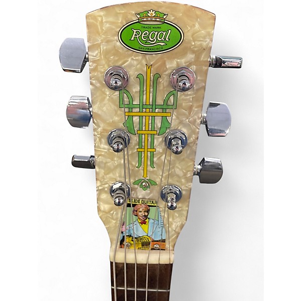 Used Regal rc-51 Silver Resonator Guitar