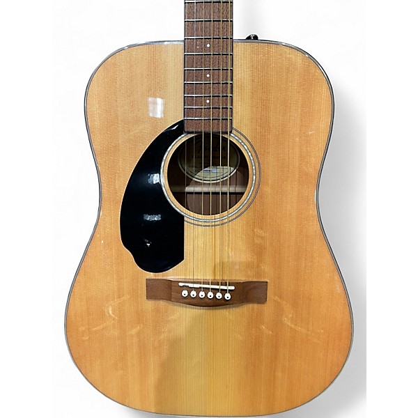 Used Fender CD-60 LH Natural Acoustic Guitar