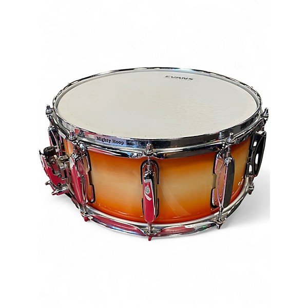 Used 2000s TAMA 14X7 SUPERSTAR CLASSIC SNARE Orange Drum
